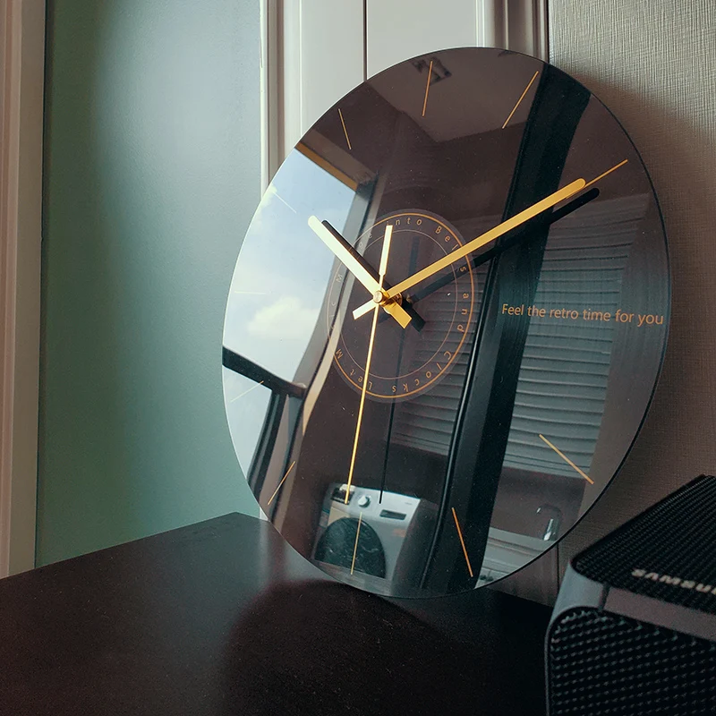Luxury Lifestyle Gifts - Reloj de pared silencioso de lujo,