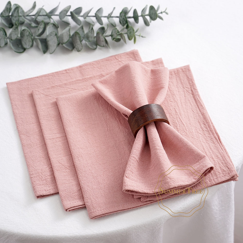 Linen Napkin Set - Paquete de 24 Servilletas de Tela