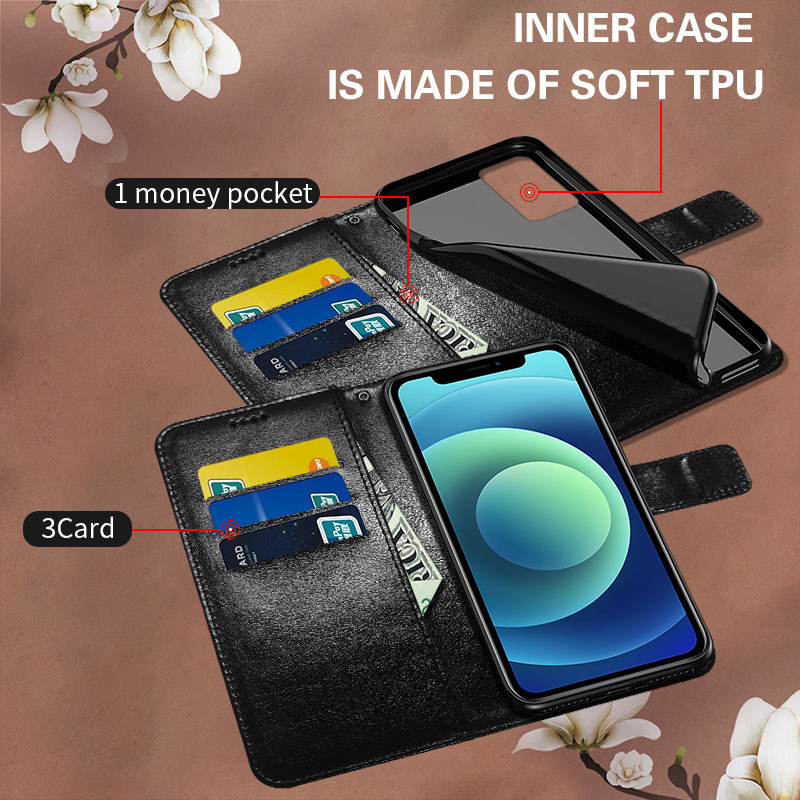 Funda con tapa para Honor X8D, - Leather Card Wallet reseña y precio