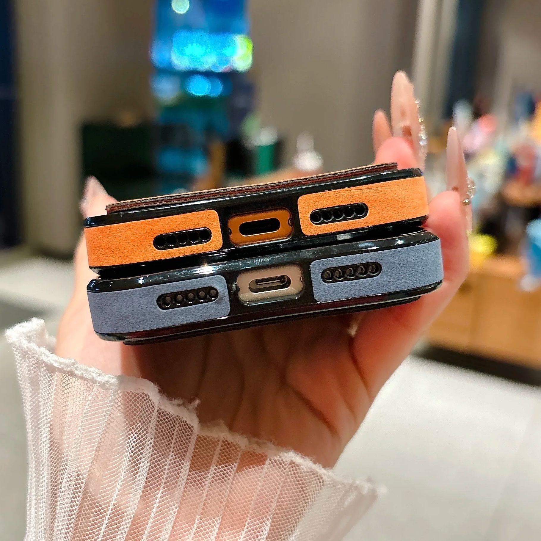 Funda de teléfono de piel de a - Leather Card Wallet reseña y precio