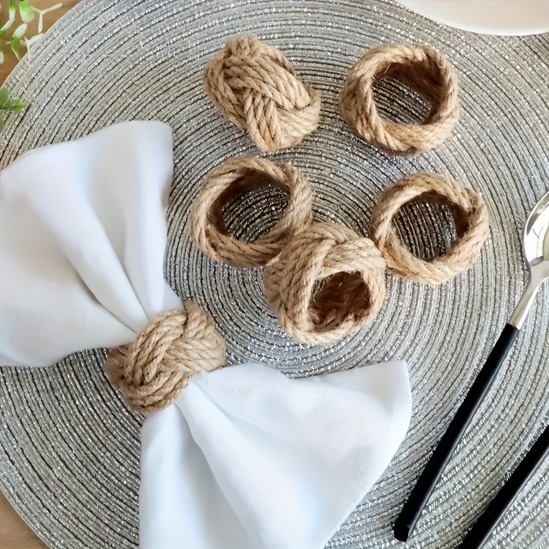 Juego de servilletas trenzadas - Linen Napkin Set reseña y precio