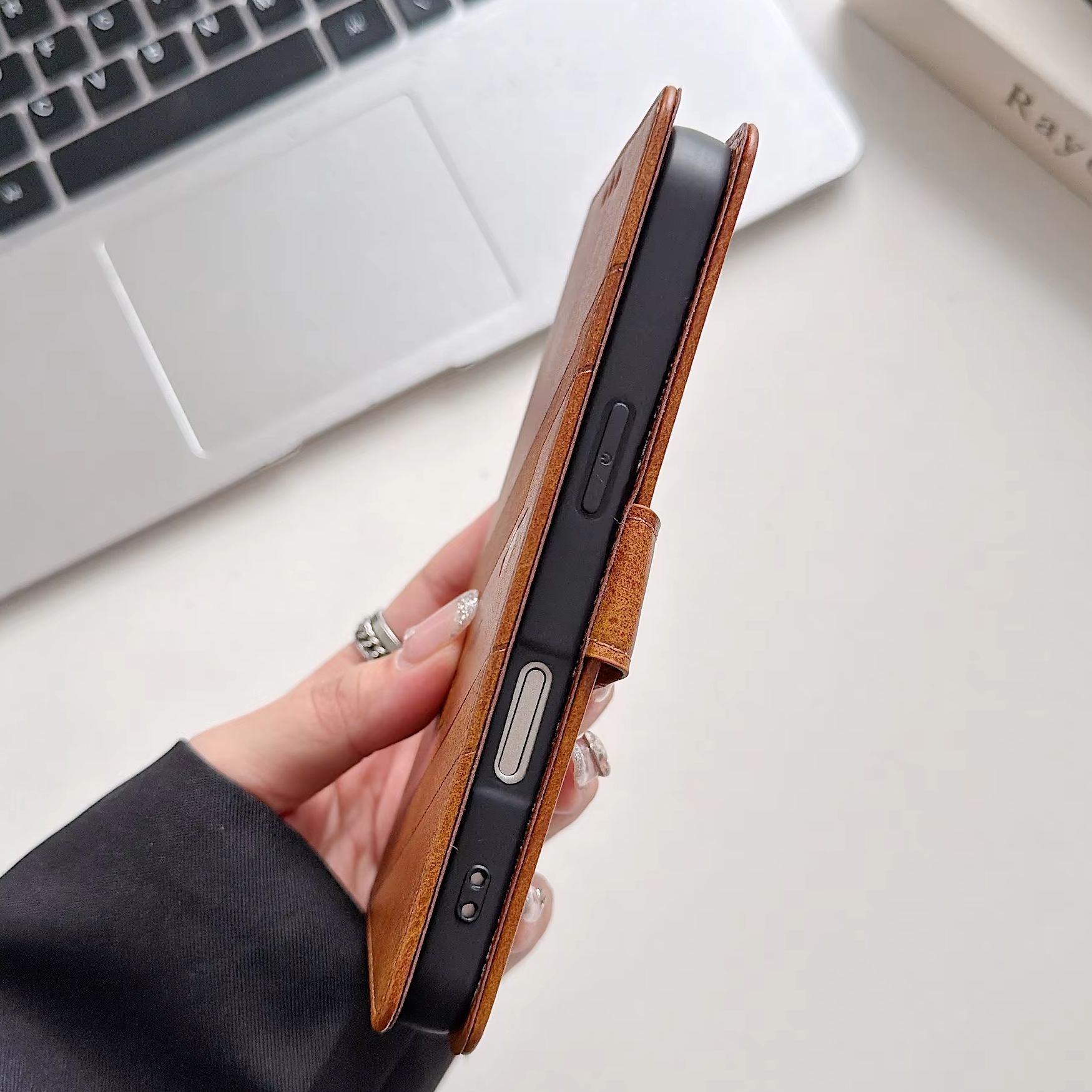 Funda de piel sintética tipo c - Leather Card Wallet reseña y precio