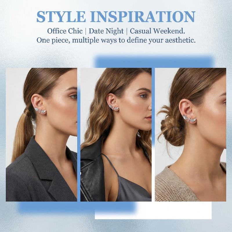 Pendientes de Cruz con Alas de - Luxury Lifestyle Gifts reseña y precio