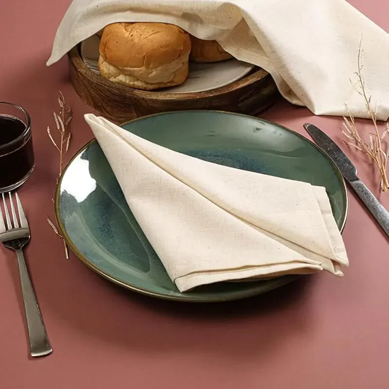 Juego de 6/10/12 servilletas d - Linen Napkin Set reseña y precio
