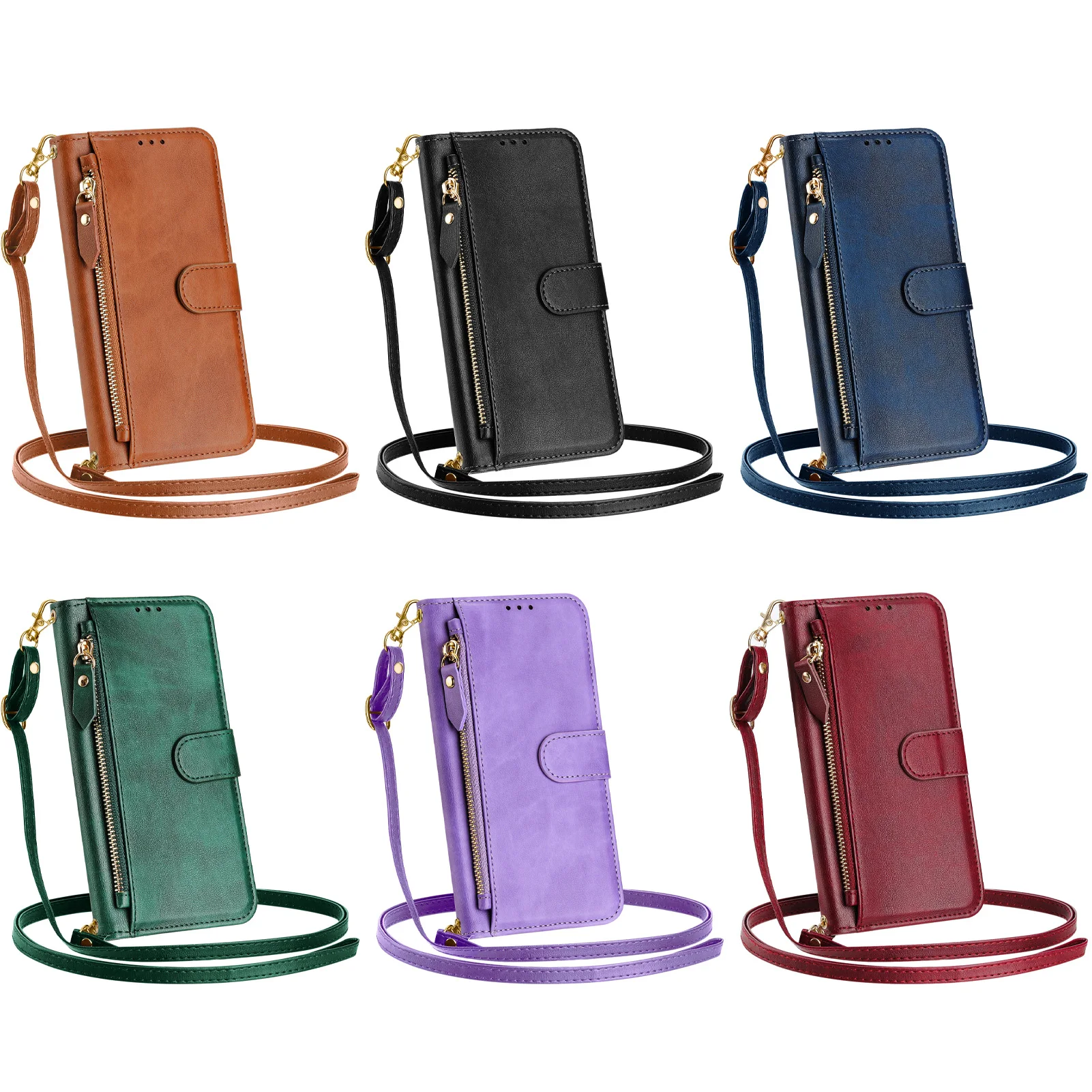 Funda tipo billetera de cuero  - Leather Card Wallet reseña y precio